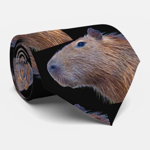 Fun Capybara Neck Tie