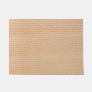 Fun Cardboard Box Texture Pattern Doormat