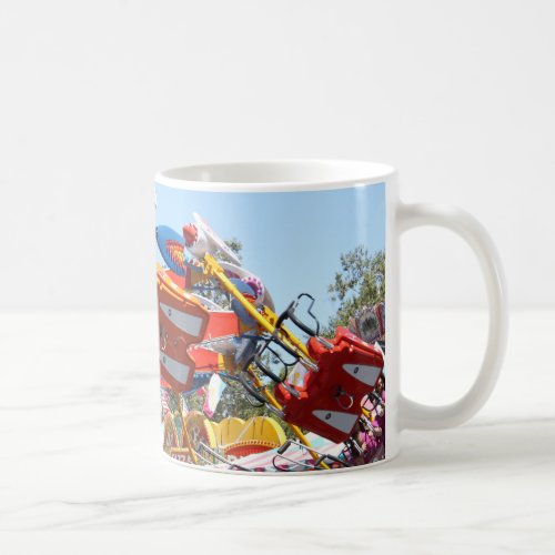 Fun Carnival Ride Colorful Blast Picture Coffee Mug