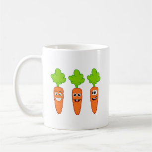 Fun carrots coffee mug