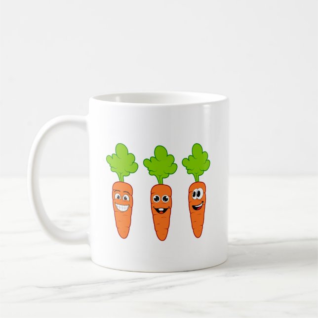 Fun carrots  coffee mug (Left)