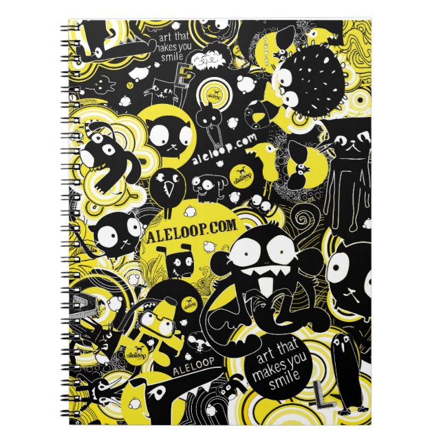 Fun Cartoon Art Notebook (Front)