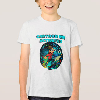 fun cartoon boy kids shirt