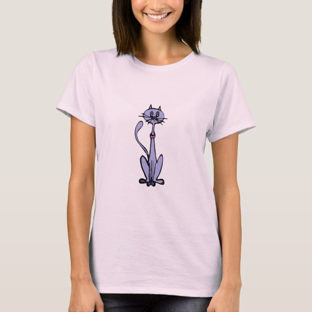 Fun Cartoon Cat Designs for kitty-loving folks! T-Shirt (Front)
