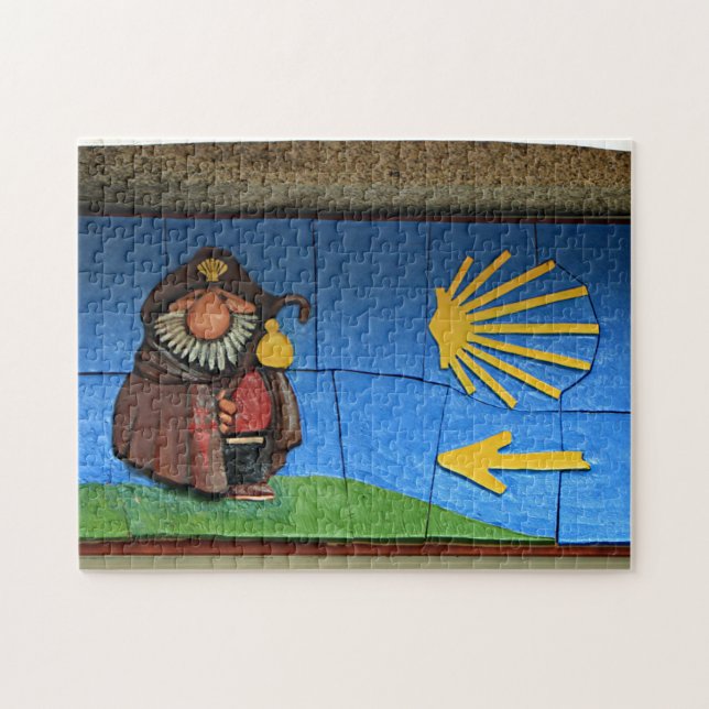 Fun cartoon of St James, Santiago El Camino Jigsaw Puzzle (Horizontal)