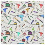 Fun Cartoon Tools Hardware Illustration Pattern Fabric