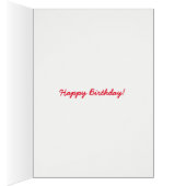 Fun Cartoon Whale and Balloon 16th Birthday Card (Inside (Right))