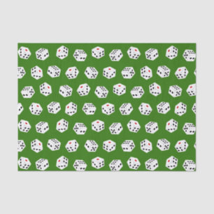 Fun Casino dice pattern party tissue paper
