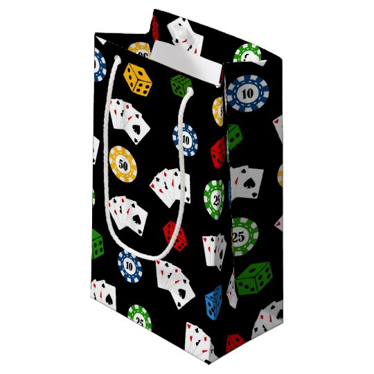 Gambling Poker Pattern Print Leather Tote Bag main image 0