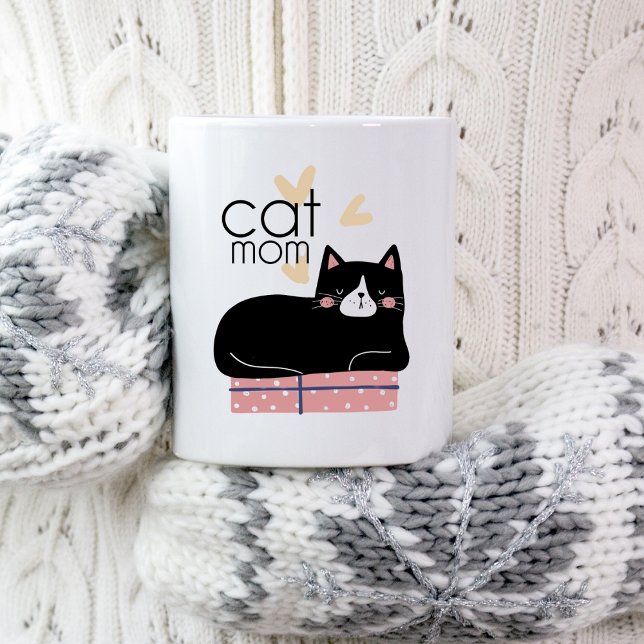  Fun Cat Lovers Cat Mom  Coffee Mug (Creator Uploaded)