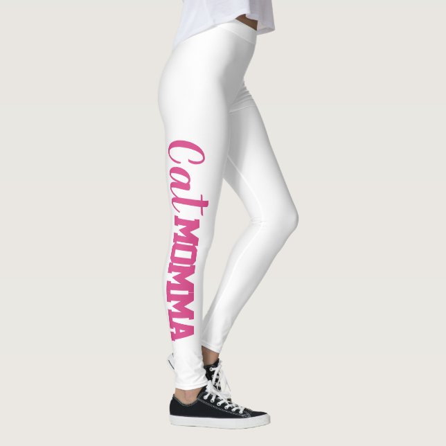 fun CAT MOMMA typography | Leggings (Right)