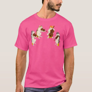 Fun Cats Playing Violin Cello Shirt Gift Music Cat