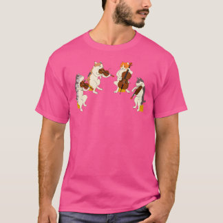 Fun Cats Playing Violin Cello Shirt Gift Music Cat