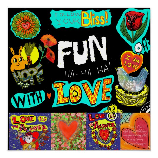 Fun Celebration Find Your Bliss Poster (Front)