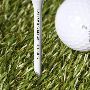 Fun Ceremony Fiance Bachelor Party Groomsmen Gift Golf Tees