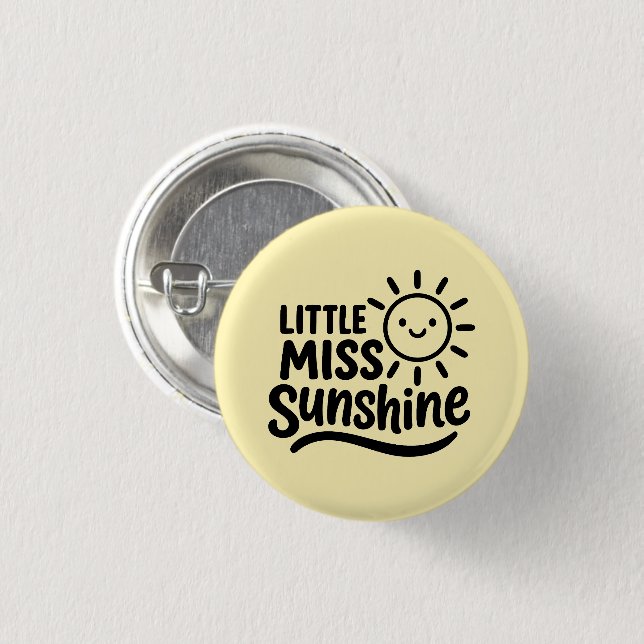 Fun Chapa - Little Miss Sunshine Button (Front & Back)