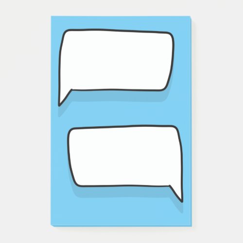 Fun Chat Bubble Messages Comic Conversation Post_it Notes