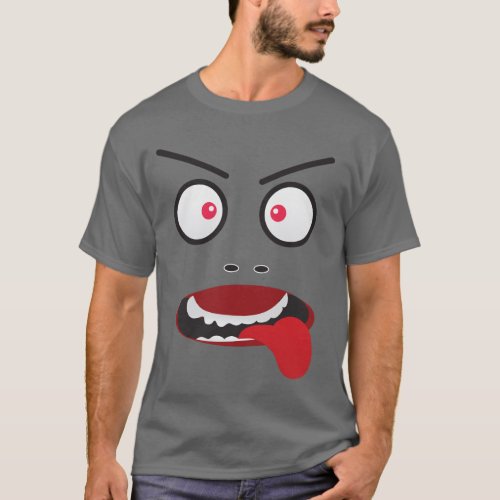 Fun Cheeky angry face T_Shirt