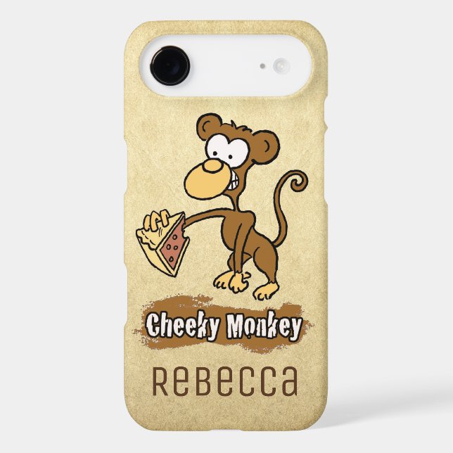 Fun Cheeky Monkey Design Case-Mate iPhone Case (Back)
