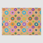 Fun cheerful colorful decoupage orange tissuepaper tissue paper