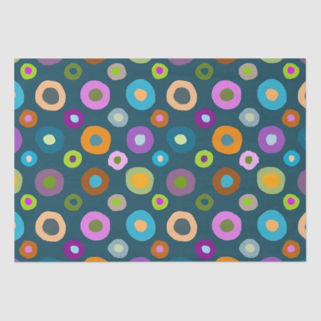 Fun cheerful colorful decoupage tissue paper (Front)