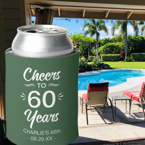 Fun Cheers Milestone Birthday  Can Cooler