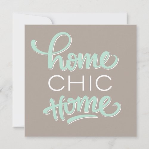 Fun &amp; Chic Housewarming Party Invitation