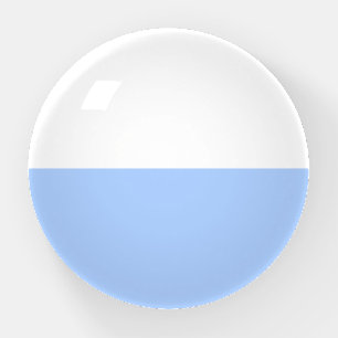 Fun Chic Nautical Light Blue White Color Blocks Paperweight