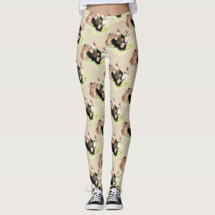 Womens Leggings, Chicken Rooster Leggings, Yoga Pant