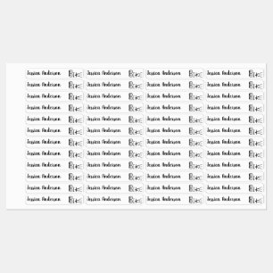 Fun Children Biking Bike Word Custom Name Kids' Labels