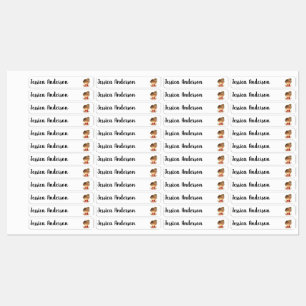 Fun Children Cute Duck Red Rubber Boots Puddles Kids' Labels