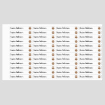 Fun Children Cute Little Owl Bird Nature Art Kids' Labels