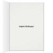 Fun Chocolate Moose with Balloon 12th Birthday Cards (Inside (Right))