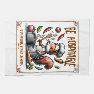 Fun Christian Gift Tea Towel with Bible Verse