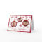 Fun Christmas Ball Ornament 3 Photo Happy Holidays