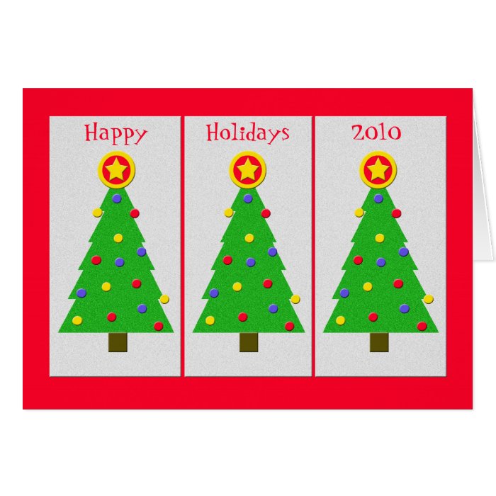 Fun Christmas Card    Christmas Tree