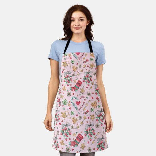 Fun Christmas Cookies and Candies   Apron