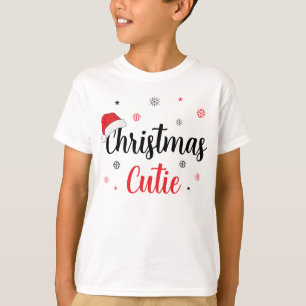 Fun Christmas Cutie Santa Hat T-Shirt