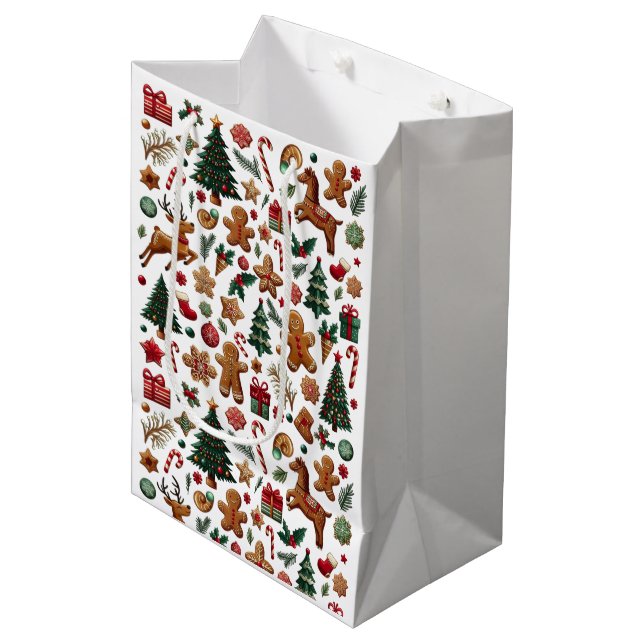 Fun Christmas Gift Bag (Front Angled)