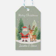 Fun Christmas Gift Tag from couple