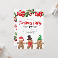 Fun Christmas Holiday Party Invitation