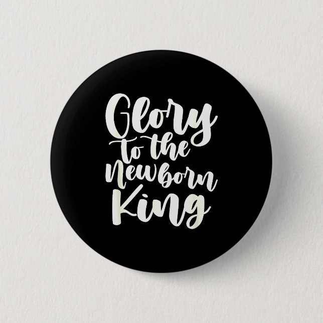 Fun Christmas Holiday Saying Religious Christian E Button (Front)