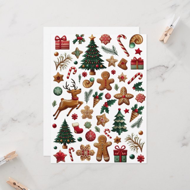 Fun Christmas Invitation (Front/Back In Situ)