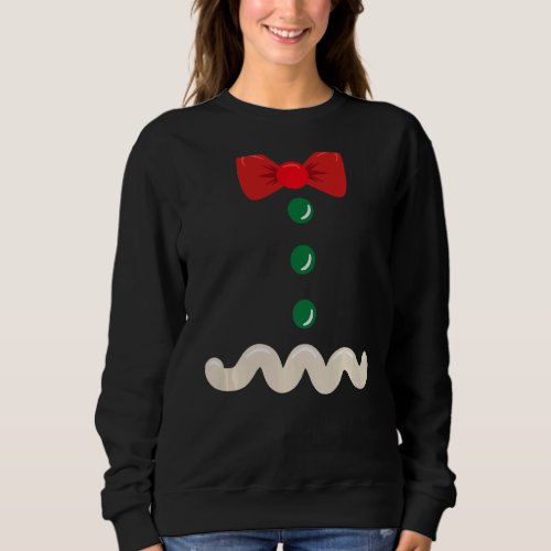 Fun Christmas Jumper Gingerbread Man Costume Sweatshirt