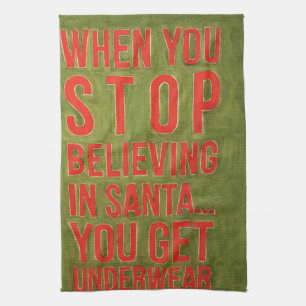 Fun Christmas Message Kitchen Towel! Towel