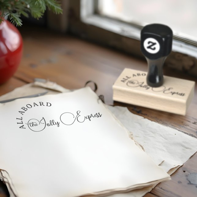 Fun Christmas North Pole Jolly Express Rubber Stamp (Fun Christmas North Pole Jolly Express Rubber Stamp)