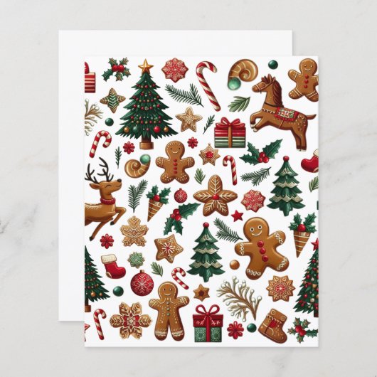 Fun Christmas Paper Sheet (Front/Back)