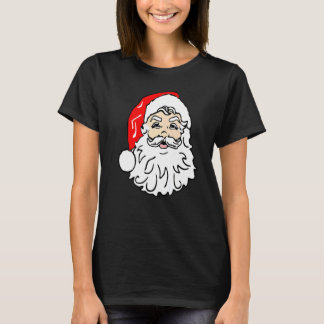 FUN CHRISTMAS SANTA CLAUS FACE & BEARD CHRISTMAS T-Shirt