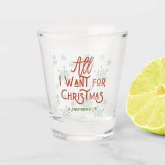 Fun Christmas Shot Glass