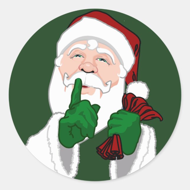 Fun Christmas Stickers Cute Santa Clause Stickers (Front)